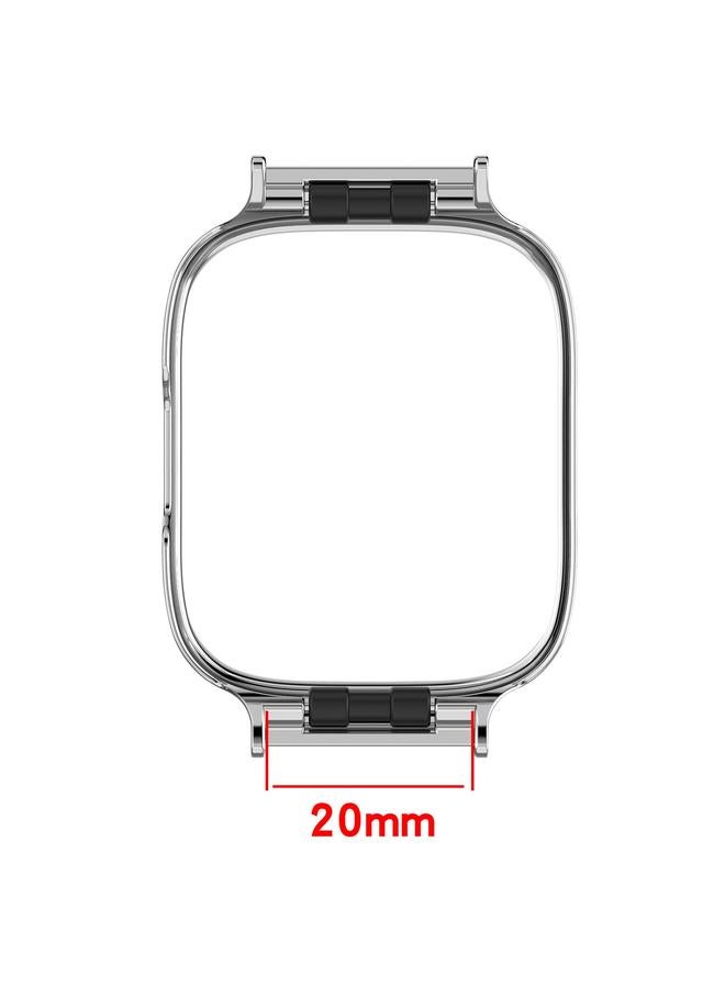 erorex For Redmi Watch 3 Lite / Watch 3 Active Metal Watch Protective Frame(Silver) - Image 3