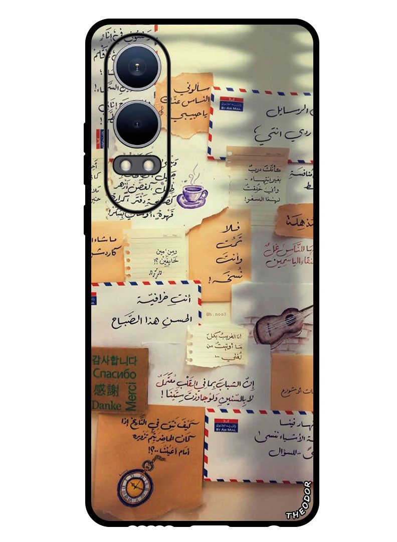 Theodor Protective Case Anti Scratch Shock Proof Bumper Cover For Oppo K12x (China) Letters - Image 1