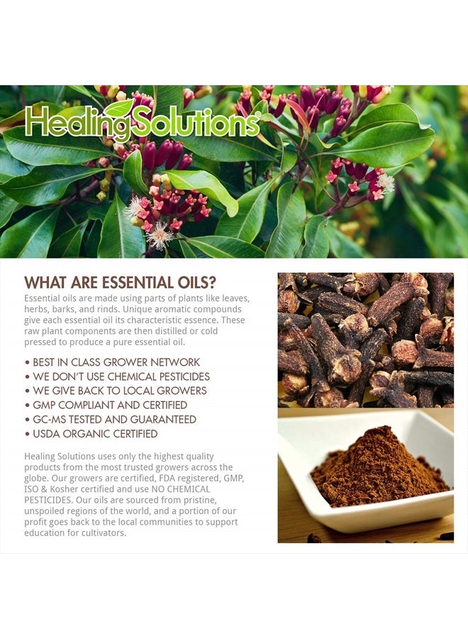 Healing Solutions 10ml Oils - Clove Essential Oil - 0.33 Fluid Ounces - Image 5