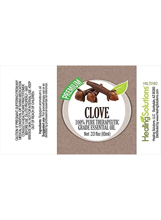 Healing Solutions 10ml Oils - Clove Essential Oil - 0.33 Fluid Ounces - Image 2