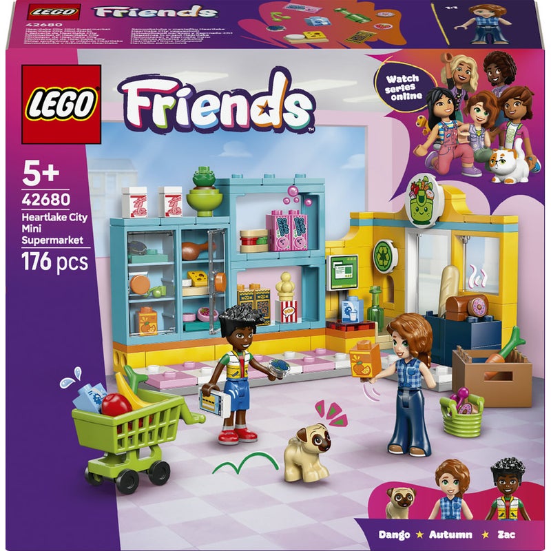 LEGO Friends Heartlake City Mini Supermarket Shop Toy 42680 (Age 5+, 176 Pieces) - Image 2