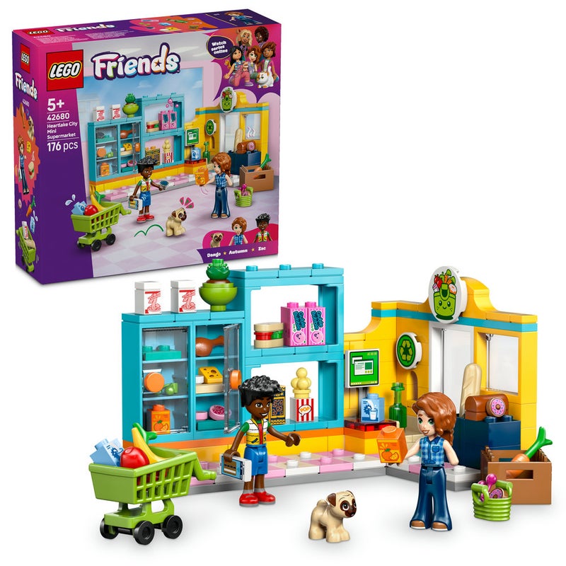 LEGO Friends Heartlake City Mini Supermarket Shop Toy 42680 (Age 5+, 176 Pieces) - Image 1