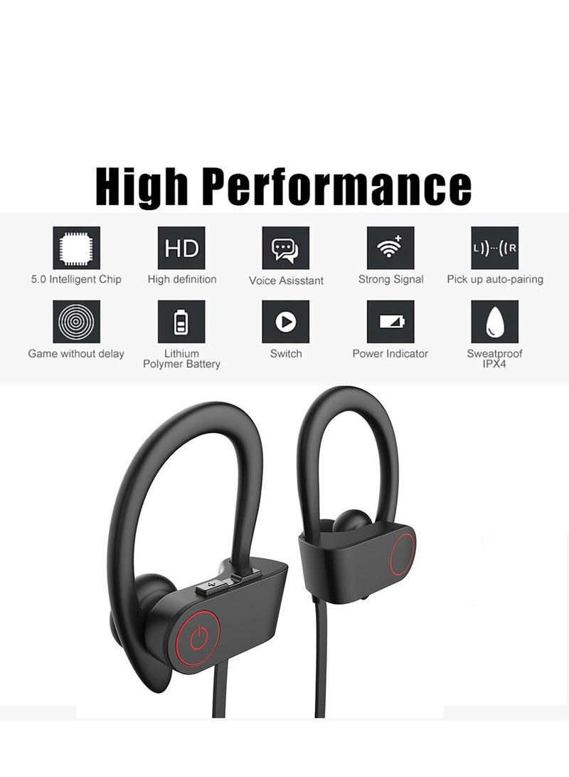 Excefore Bluetooth Wireless Headphones,  in Ear Bluetooth Headphones, Sports Earbuds for Gym Running 8 Hours Playtime Noise Cancelling Headsets - Image 5