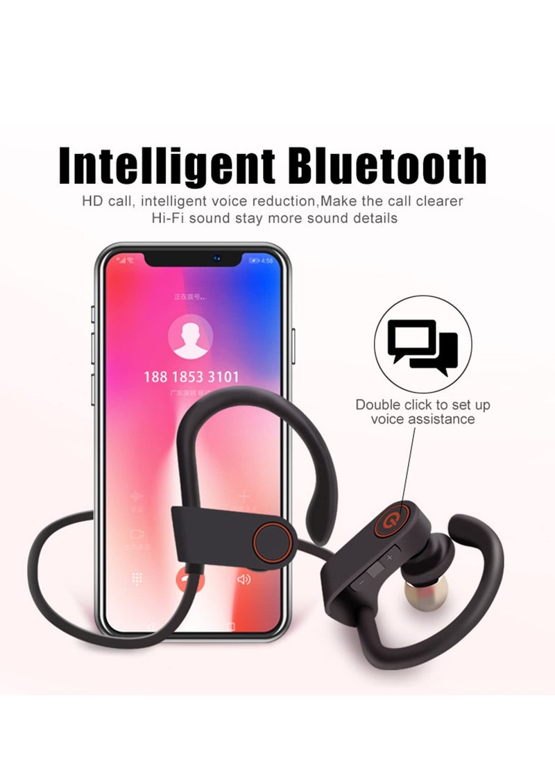 Excefore Bluetooth Wireless Headphones,  in Ear Bluetooth Headphones, Sports Earbuds for Gym Running 8 Hours Playtime Noise Cancelling Headsets - Image 3