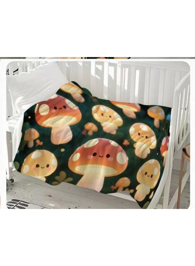 general Baby and children's cartoon flannel thin blanket (warm and comfortable, suitable for sleep, game use) 70cm*100cm - Image 2