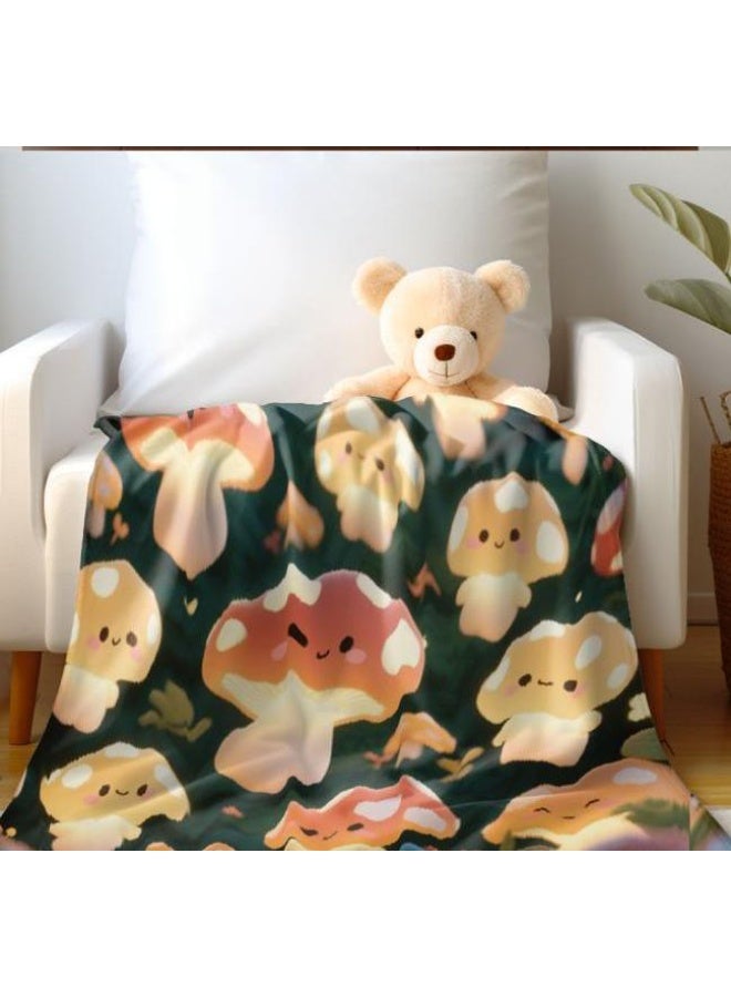 general Baby and children's cartoon flannel thin blanket (warm and comfortable, suitable for sleep, game use) 70cm*100cm - Image 1
