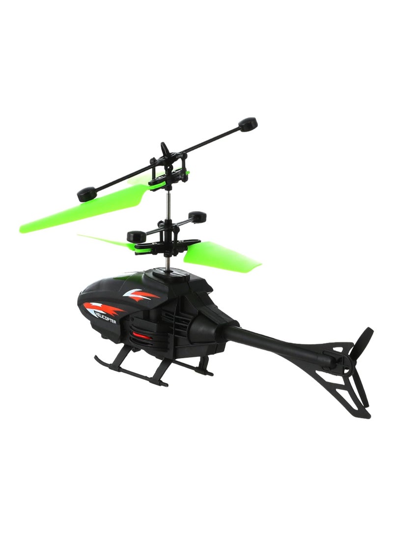 Generic Remote Control Helicopter Toy – Rechargeable Mini Helicopter for Kids with USB Charging – Easy to Fly RC Helicopter Gift - Green - Image 4