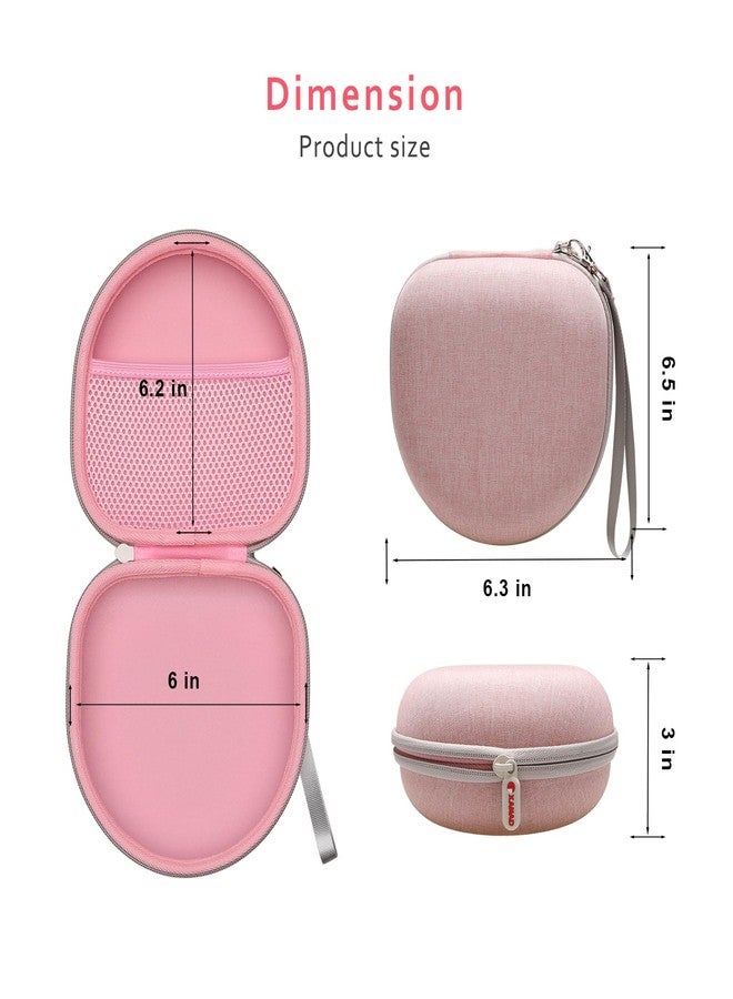 XANAD Headphone Headset Case for Beats/JBL/TOZO/BERIBES/Picun/KVIDIO Wireless Noise Cancelling Over-Ear Foldable Headphones (Pink) - Image 4