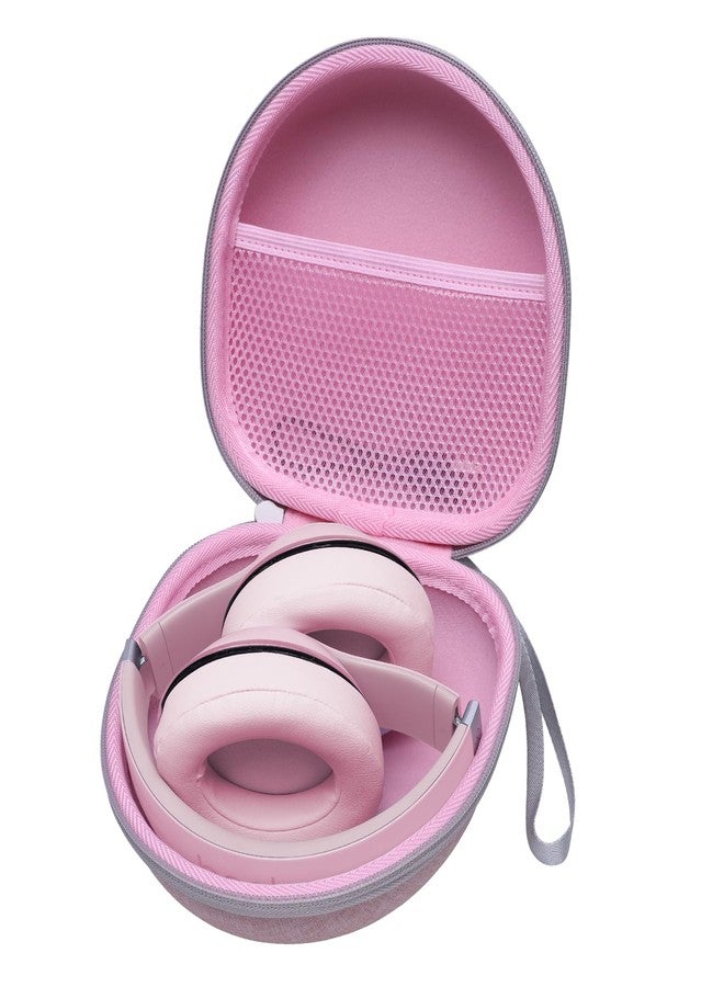 XANAD Headphone Headset Case for Beats/JBL/TOZO/BERIBES/Picun/KVIDIO Wireless Noise Cancelling Over-Ear Foldable Headphones (Pink) - Image 1