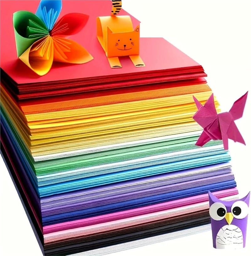 Upgraded quality Origami Paper 500pcs Sheets Of Cardstock For Origami Art Crafts Office Supplies Scrapbooking And Sewing For Beginner Repeated use resistant selected material Standard fit Upgraded general grade quality Flat working surface Trendy natural assorted colors Liquid tight joint General need oriented design Most item matching trendy design Timely planned dispatch Yearly optimized delivery route Classified organized storage Demand-based stock planning Heat resistant Nationwide delivery Fine polished finish Comfort grip Varied available picks Stain resistant Global flexible assemble picks Carefully engineered build Long term heavy use compatible Versatile application Solid anti-deform Fixed & portable compatible - Image 2