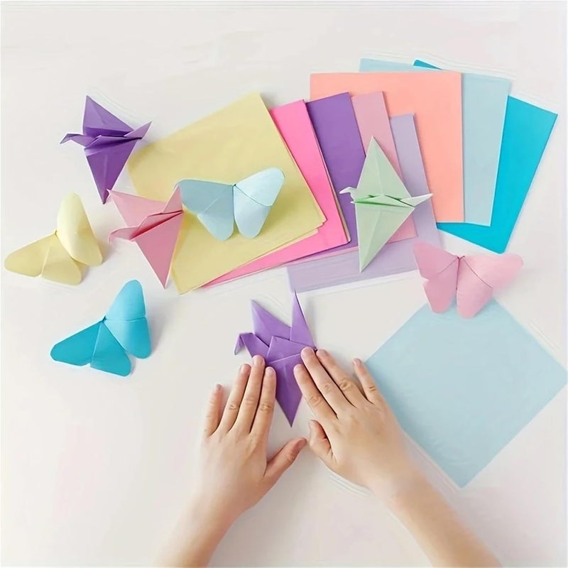 Upgraded quality Origami Paper 500pcs Sheets Of Cardstock For Origami Art Crafts Office Supplies Scrapbooking And Sewing For Beginner Repeated use resistant selected material Standard fit Upgraded general grade quality Flat working surface Trendy natural assorted colors Liquid tight joint General need oriented design Most item matching trendy design Timely planned dispatch Yearly optimized delivery route Classified organized storage Demand-based stock planning Heat resistant Nationwide delivery Fine polished finish Comfort grip Varied available picks Stain resistant Global flexible assemble picks Carefully engineered build Long term heavy use compatible Versatile application Solid anti-deform Fixed & portable compatible - Image 5