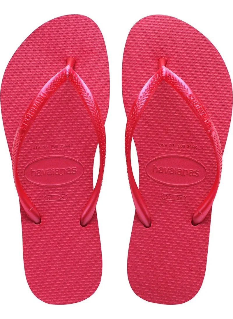 havaianas Slim Pink Fever Pink Women's Slippers