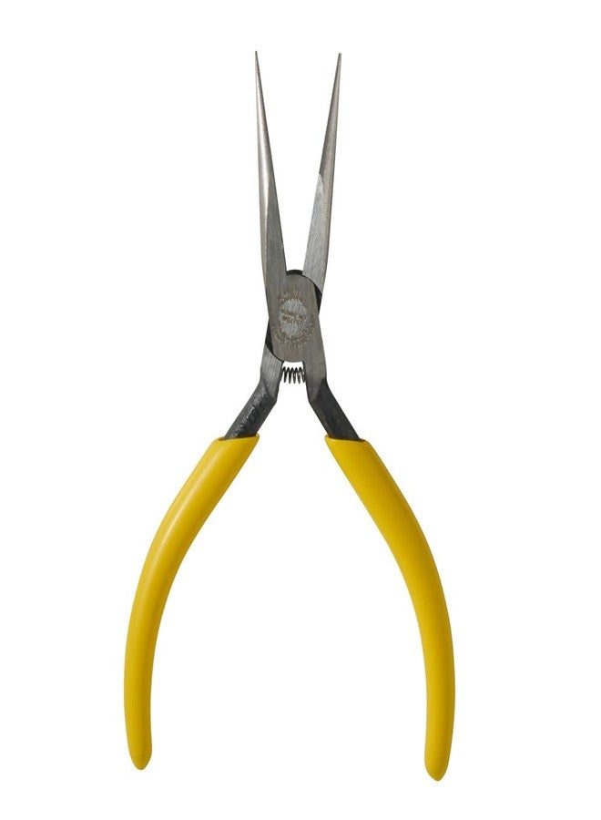 Klein Tools D307-51/2C Pliers, Needle Nose Pliers, Slim, 1/32-Inch Point Diameter, 5-Inch , Yellow - Image 5