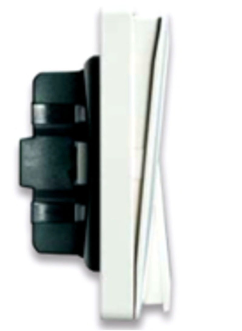 Crabtree Inovo Crabtree Switch 10AX 1Gang 2 Way white Inovo  - Image 2