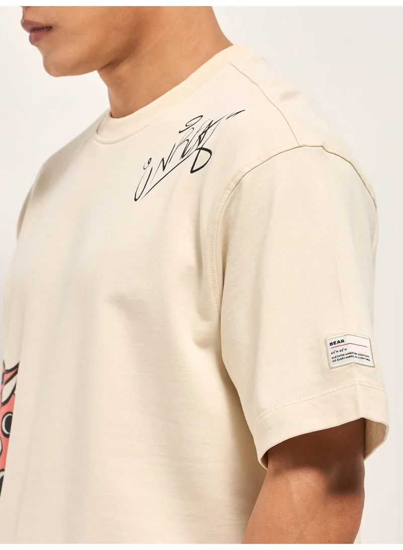 THE BEAR HOUSE  Men’s Short Sleeve T-Shirt | Casual, Comfortable & Stylish Everyday Wear | Perfect for Work, Travel, or Relaxed Outfits | Versatile All-Season Essential for Any Occasion for Men | Best Price UAE