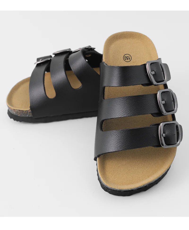 Mark & Mia Mark & Mia Hook & Loop Closure Sandals - Black