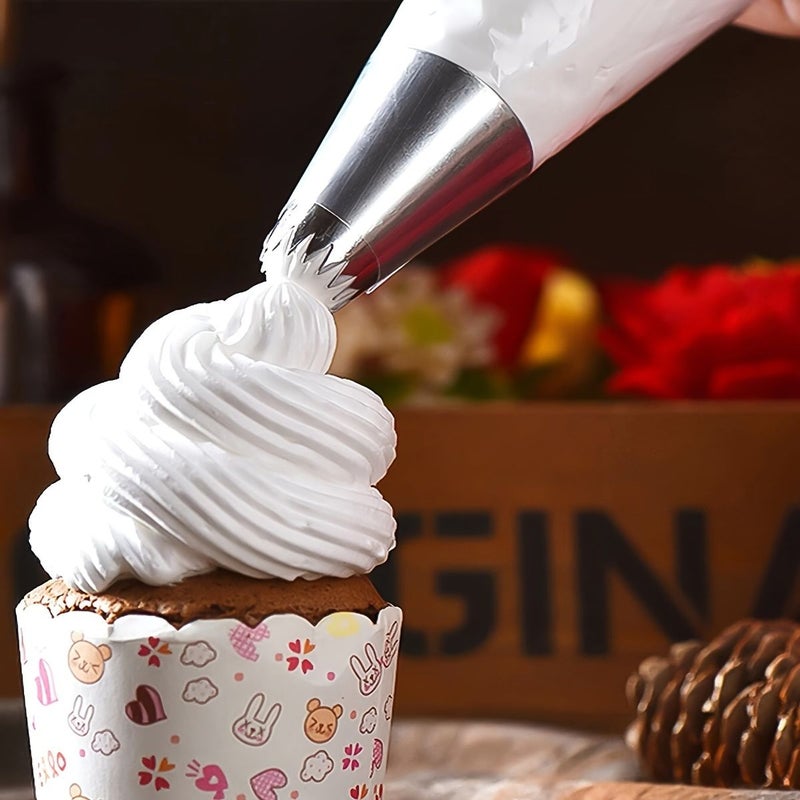 50pcs Food Grade Disposable Piping Bags Thickened Reusable Cake Decorating Baking Supplies - Image 5