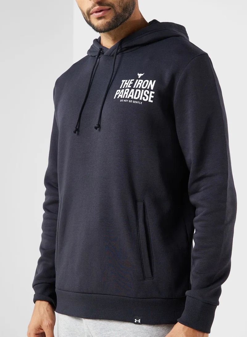UNDER ARMOUR Project Rock Rival Fleece Hoodie