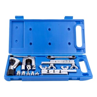 UPTODATETOOLS Single Flaring Tool Swaging Tool Kit Brake Line Flaring Tool with Ratchet Wrench Tubing Cutter for Copper HVAC Water Gas Pipe Brass Magnesium and Soft Steel Lines - pzsku/Z1A31538784283B068CEFZ/45/1748265321/af2bcf77-99c4-4834-be92-8d20c27830a6