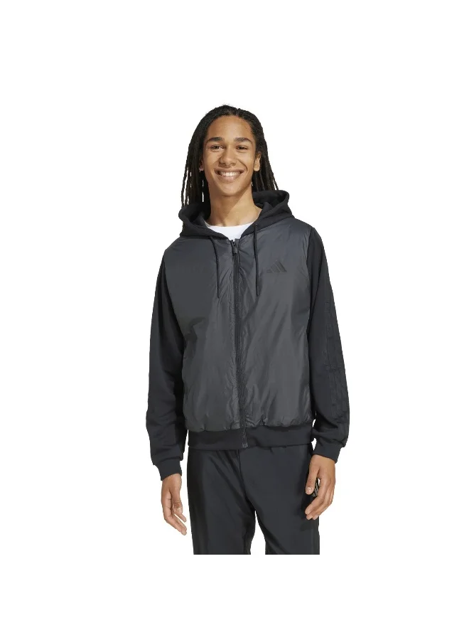 Adidas Adidas Ess 3S In Hyb J M Black Outdoor Jackets For Men