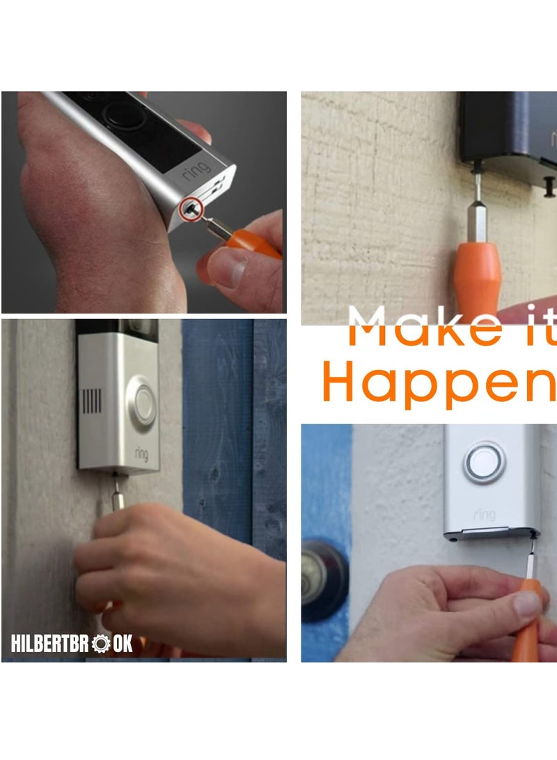 Excefore Ring Screwdriver Replacement Ring Doorbell Screwdriver Ring Doorbell Tool for Battery Change, Ring Camera Screwdriver Double-ended Compatible for All Ring Doorbells  - Image 5