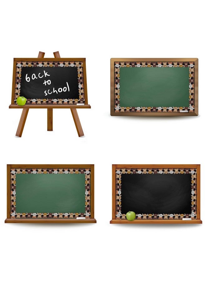 Whaline 32.8Ft Highland Cow Bulletin Board Borders Cute Brown Cow Die-Cut Rolled Border Trim For Classroom Office Chalkboard Decoration - Image 3