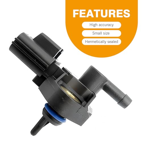 CyperFair Fuel Injection Pressure Regulator Sensor, Four Pin Standard Replacement Intake Pressure Sensor, OEM #3F2E-9G756-AA 0261230093 3F2Z9G756AC, Compatible with Ford (Black) - Image 5