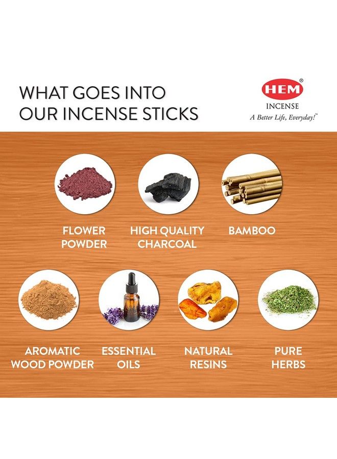 HEM Premium Mountain Valley Masala Incense Sticks ; Pure Herbs Wood Powder ; Aromatherapy Incense For Stress Relief Air Purifier & Cleansing ; Gift Set Pack Of 12 (15 Gms Each) - Image 5