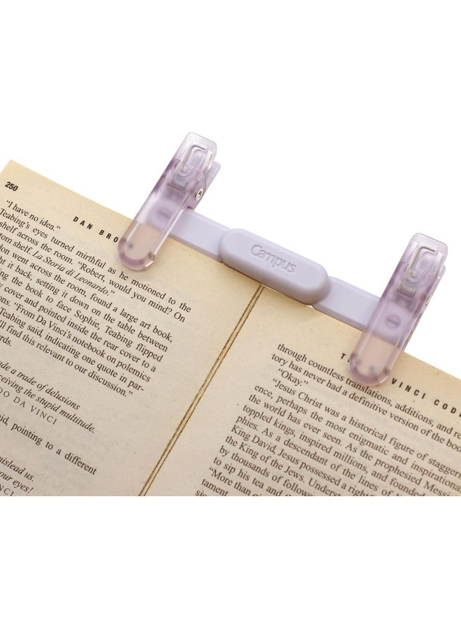 KOKUYO Campus Portable Book Clip BC-H01D, pen-style compact format, Black, Plastic, 1 piece for textbooks - Image 4