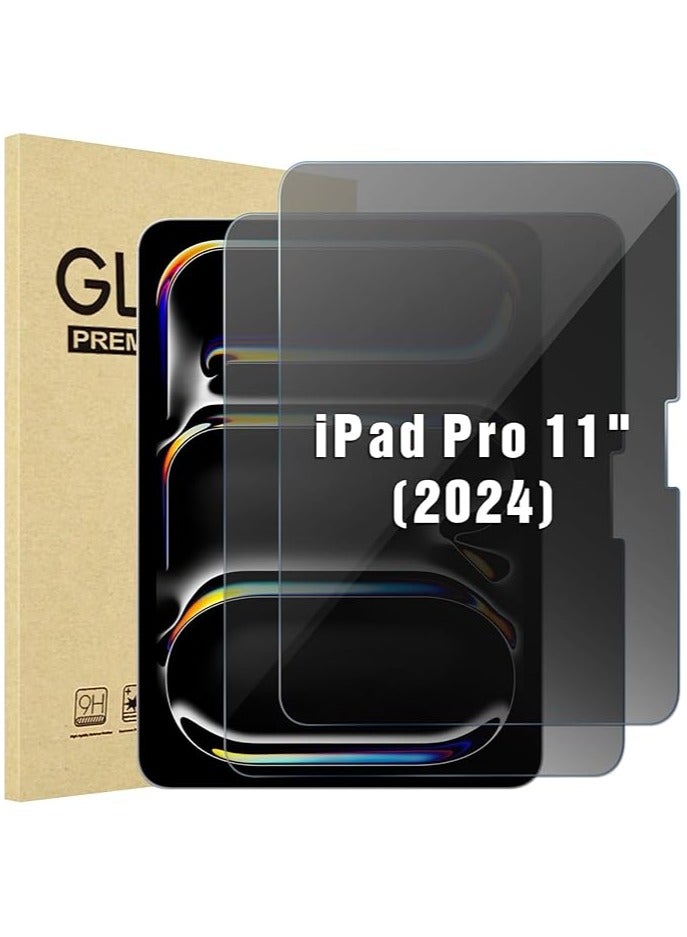 erorex 2 Pack Screen Protector for iPad Pro 11 Inch M4 2024, Privacy Anti-Spy Tempered Glass Film for iPad Pro 11" 5th Generation A2836 A2837 A3006 - Image 1