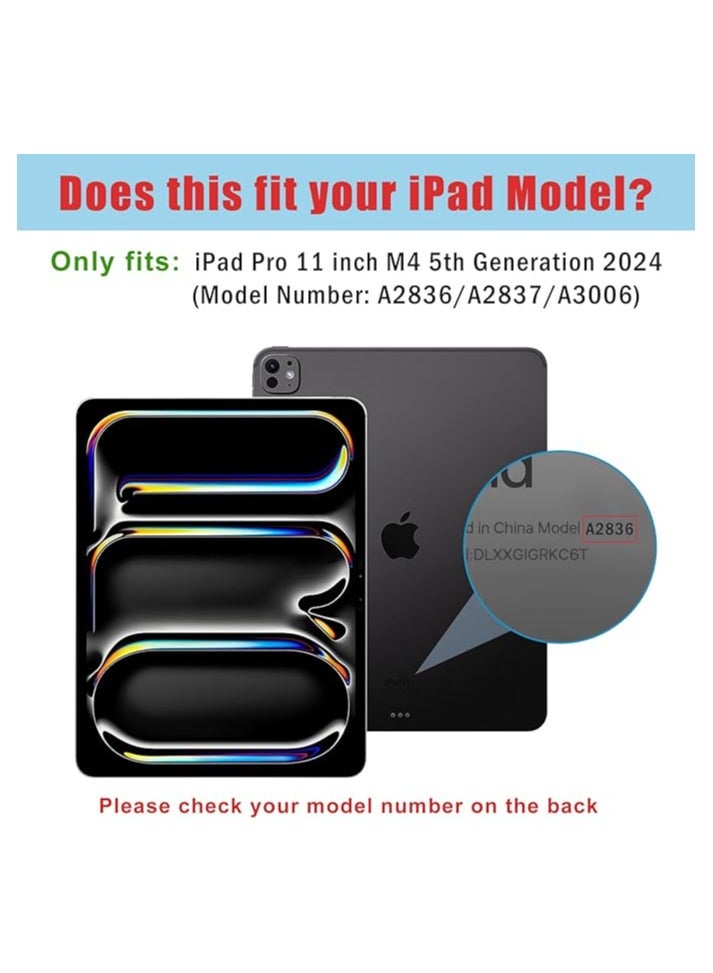 erorex 2 Pack Screen Protector for iPad Pro 11 Inch M4 2024, Privacy Anti-Spy Tempered Glass Film for iPad Pro 11" 5th Generation A2836 A2837 A3006 - Image 4