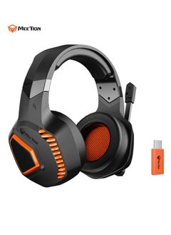 MEETION Surround Sound Wireless Gaming Headset BTH014 2.4g/Bluetooth/wired three-mode connection Rotatable noise-cancelling microphone Lightweight soft white leather earmuffs