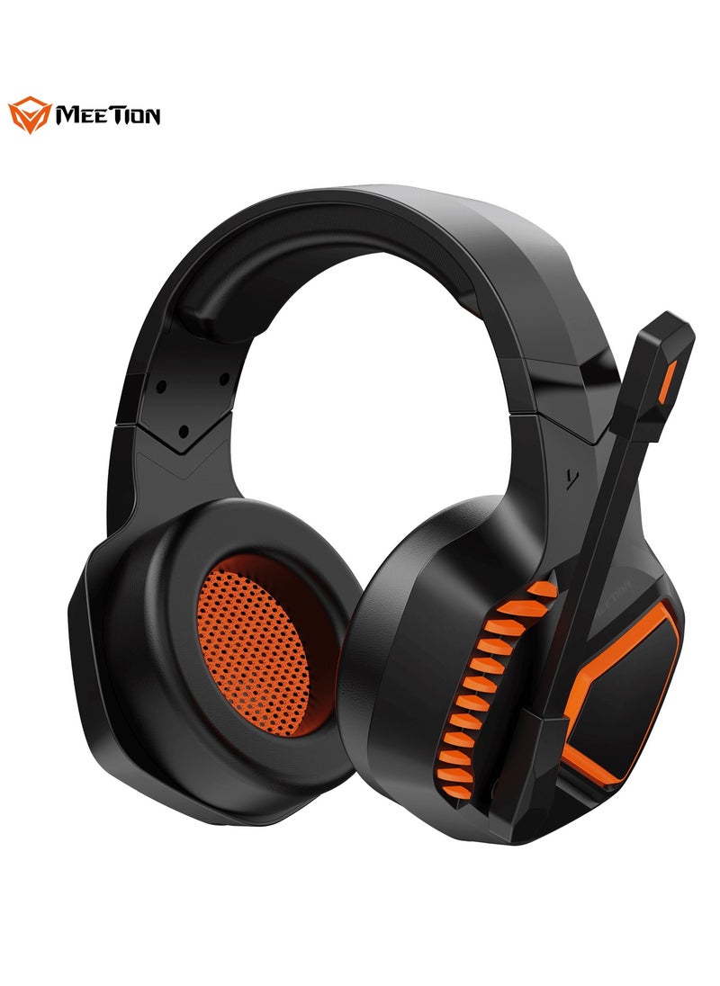 Meetion - MEETION Surround Sound Wireless Gaming Headset BTH014 2.4g/Bluetooth/wired three-mode connection Rotatable noise-cancelling microphone Lightweight soft white leather earmuffs - Image 1