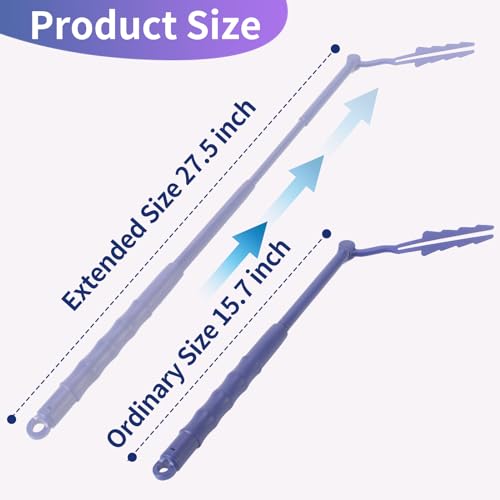 KEUYE Replacement Duster Handles Compatible with Swiffer Duster Refill, Extended Handle, Adjustable Length (Blue 1pc) - Image 5