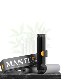 MANTL Bamboo Charcoal No Shine Sheets I Oil Blotting Paper to Instantly Neutralize and Absorb Excess Shine on Face and Scalp I Refillable Compact Dispenser Face Care  - Image 1
