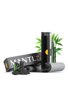 MANTL Bamboo Charcoal No Shine Sheets I Oil Blotting Paper to Instantly Neutralize and Absorb Excess Shine on Face and Scalp I Refillable Compact Dispenser Face Care  - Image 2