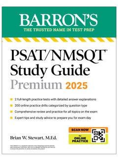 PSAT/NMSQT Premium Study Guide: 2025: 2 Practice Tests + Comprehensive Review + 200 Online Drills 