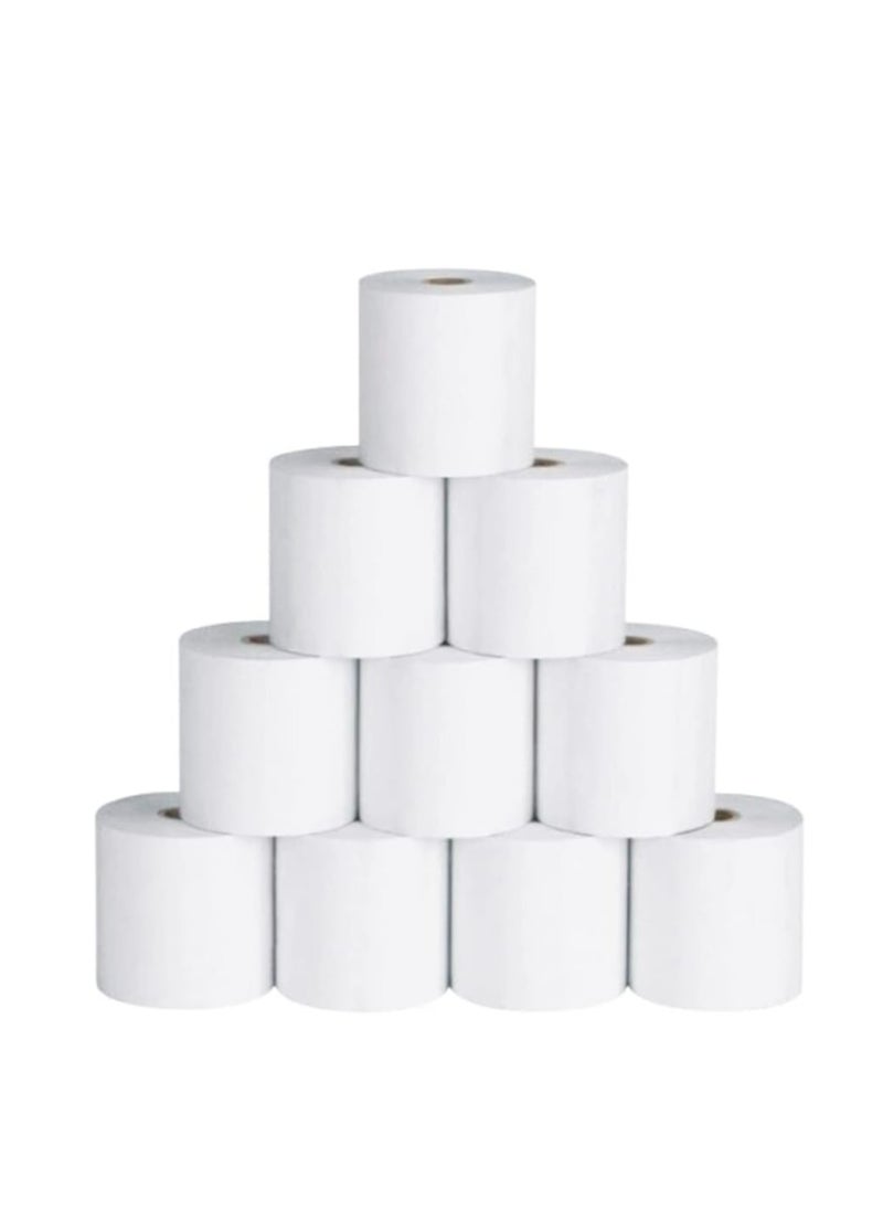 Generic Set Of 10 Thermal POS Paper Rolls  - Image 1