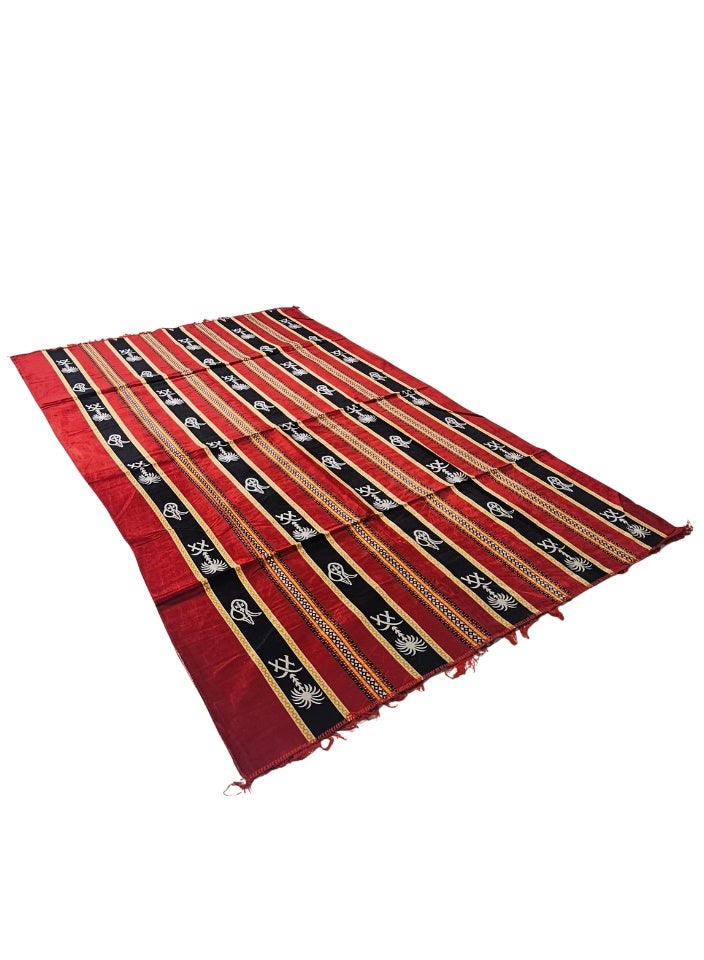 SMART HOME Large 270x170cm Ground Mat with Waterproof Tarpaulin Backing – Moisture-Resistant Trench Mat – Practical Heritage Outdoor Rug for Garden, Camping, and Picnics - Image 2