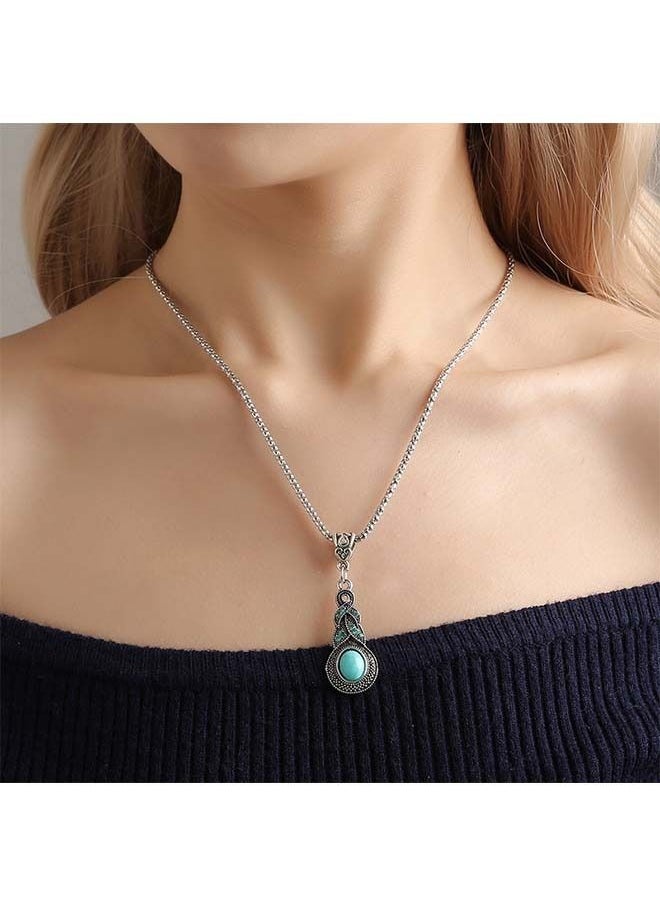 NIBEMINENT - Crystal Pendant Necklace Jewelry Set - Image 1