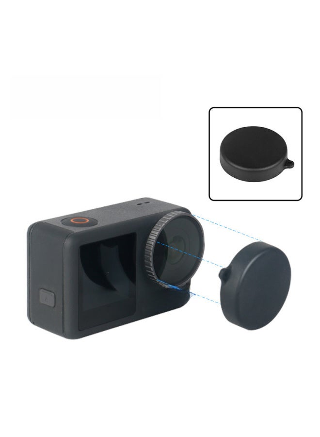 Generic DJI DJI Action3 Accessories HD Tempered Film Dust-proof Scratch-proof Tempered Screen Lens Cover Battery Storage Box-Color:action3 Tempered Screen + Lens Cover - Image 3