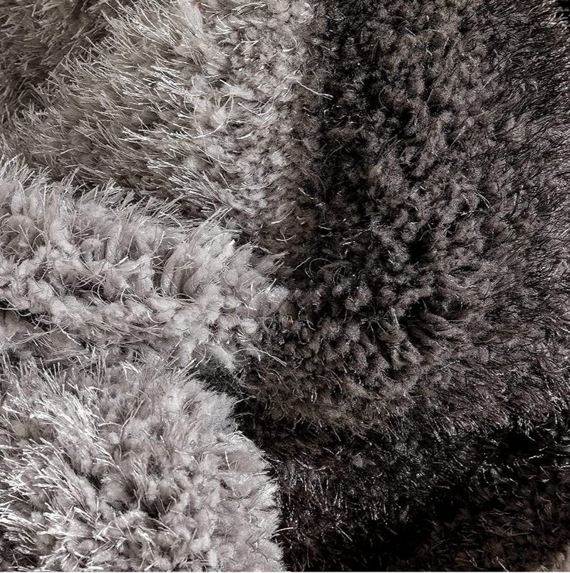 FRESH FROM LOOM Royal Heritage Edition Large 36 x 60 Inch Carpets for Home | Premium Shaggy Fur Rug Runner | Anti-Skid Bedroom Carpet |Premium Carpets for Living Area Office Sofa Room (3x5 feet), Grey - Image 4