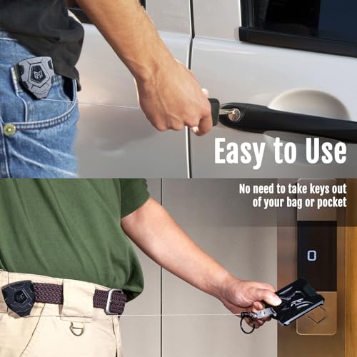 MNGARISTA 2 Pack Heavy Duty Badge Holder, Vertical ID Card Holder for Credit Cards, Clear ID Window, All PC Polycarbonate Plastic Housing, 5 Cards Capacity, Built-in Elastic Clip, Black - Image 5