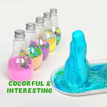 GREENKOU 6 Pack Large Bath Bombs Fizzy Gift Set for Kids Toddlers Surprise Experience Nontoxic Colorful Fizzy Fun Bubble Bath STEAM Science Educational Kit for Boys and Girls Gift Sets - Image 3
