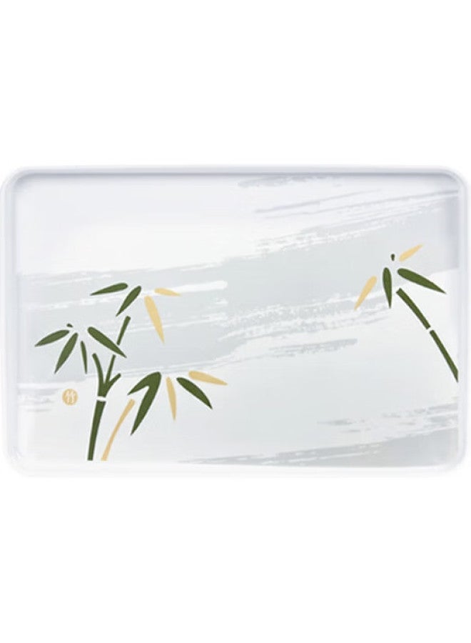 Star Square Xingfang Rectangular Tray Tea Tray 35*24Cm, Breakfast Plate For Home Use, Dried Fruit And Fruit Plate, Thickened Melamine - Image 1