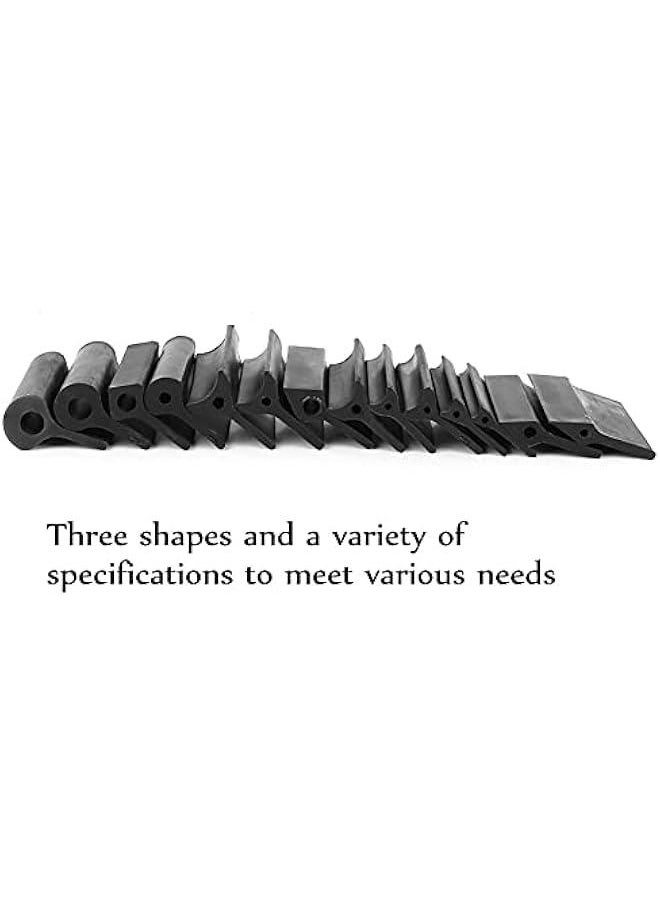 Generic - 14PCS Contour Sanding Pads Dura Block Sanding Blocks Profile Sanding Blocks, Sanding Block Rubber Sandpaper Mat Flexible Contour Polishing Pad Woodworking Tools - Image 1