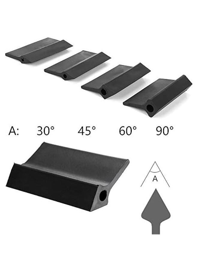 Generic - 14PCS Contour Sanding Pads Dura Block Sanding Blocks Profile Sanding Blocks, Sanding Block Rubber Sandpaper Mat Flexible Contour Polishing Pad Woodworking Tools - Image 1