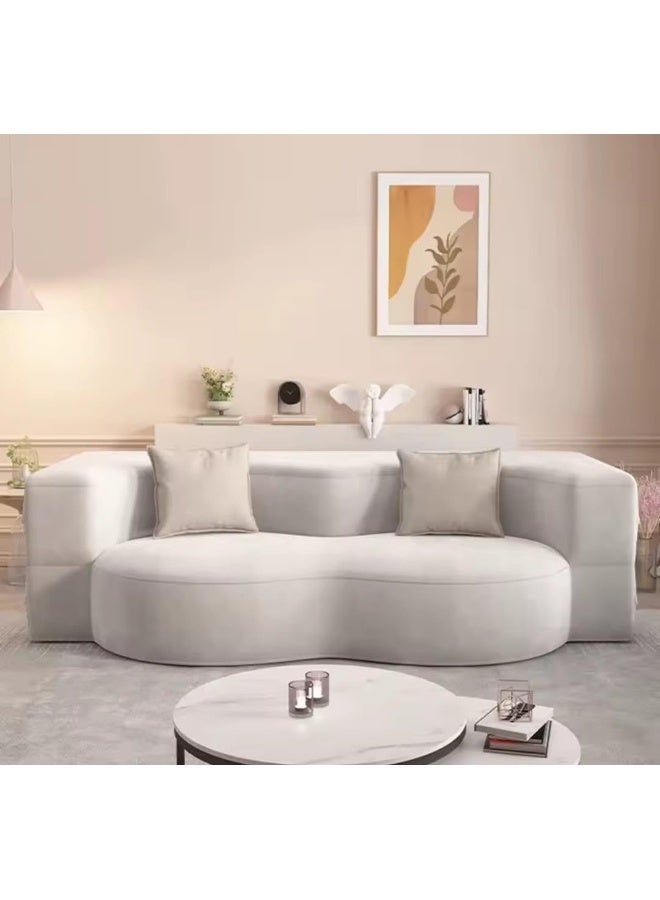 أريكة سرير قابلة للطي بتصميم منحني عصري - Image 1