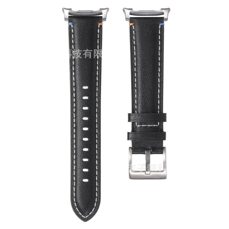 سوار ساعة ذكية باللون بني قابل للتعديل سوار جلدي كلاسيكي متوافق مع Samsung Galaxy Watch 8 Classic بملاءمة قابلة للتعديل وحزام بديل - Image 5
