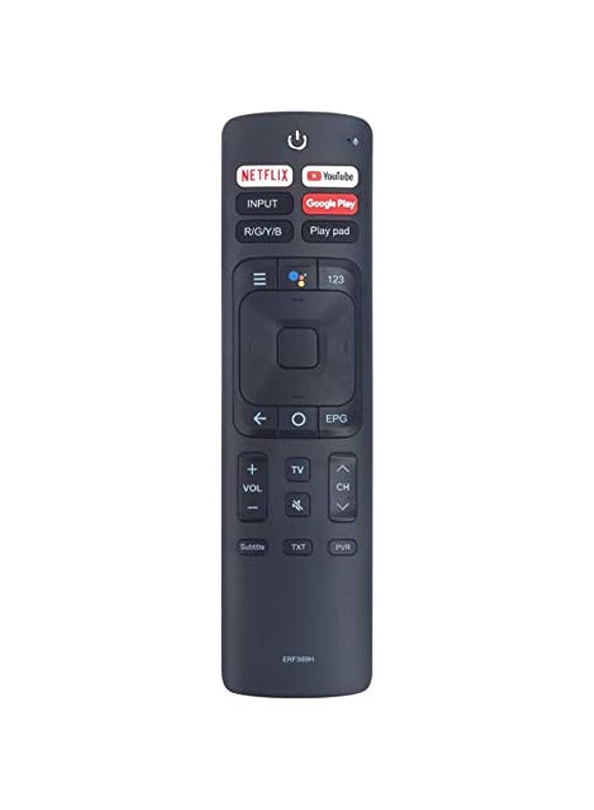 Huayu ERF3I69H Replaced Voice Remote Control Compatible with Hisense Smart 4K TV 50RG 55RG 65RG 55H9100E 55Q8809 65H9100E, Backup Remote for ERF3B69 ERF3A69S ERF3B69S ERF3I69H W9HBRCB0006 - Image 1